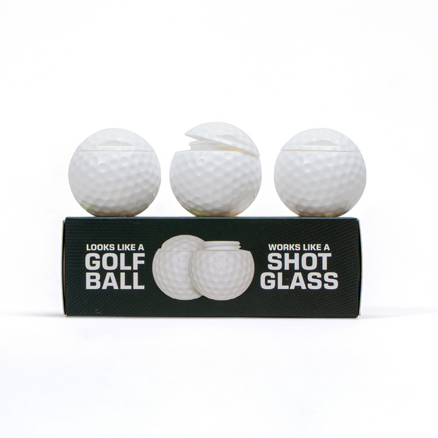 ⛳ Golf Ball Shot Glasses – Fun & Unique Drinkware for Golf Lovers