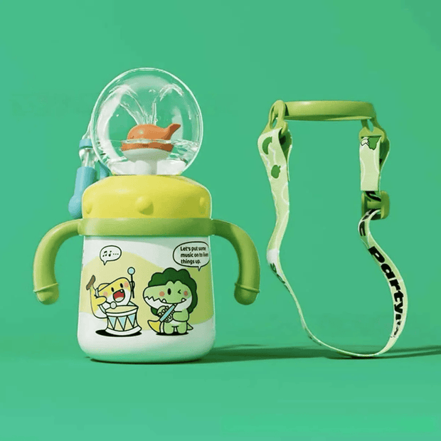 Interactive Whale Fountain Tumbler water Bottle