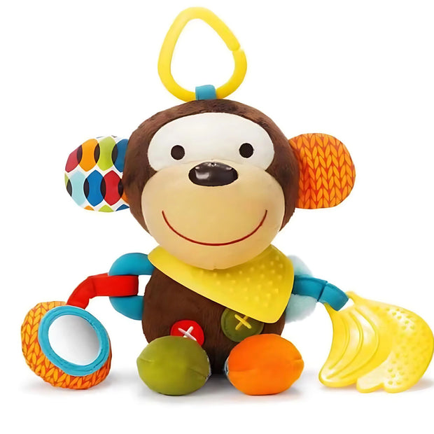 Multi-Sensory Animal Rattle – Colorful Toy for Early Development