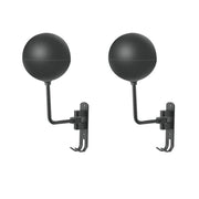 Versatile 2-in-1 Metal Helmet & Accessory Rack | Dual Hooks with 180° Swivel Rotation
