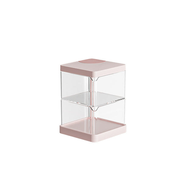 Rotating Desktop Storage Box – Durable 360° Organizer for Office, Home & Dorm