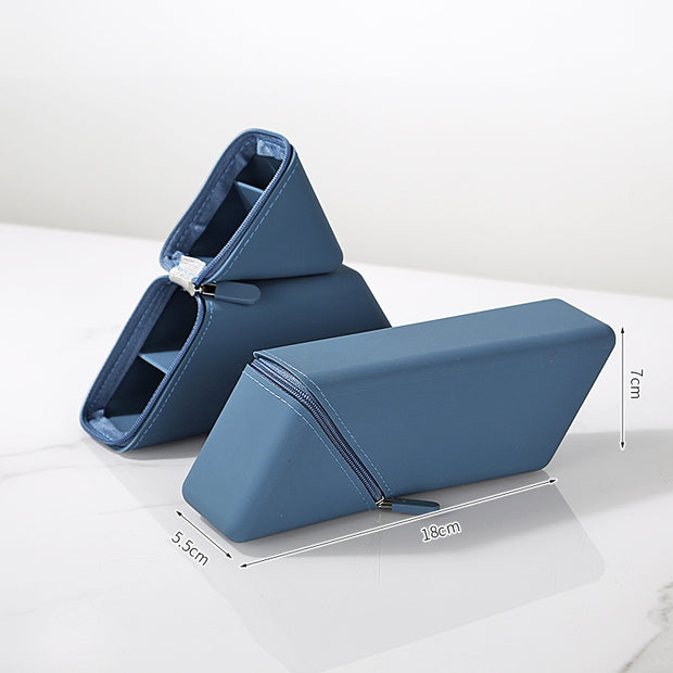 Portable Pencil Holder – Silicone 60° Divider | Convenient Positioning & Retrieval