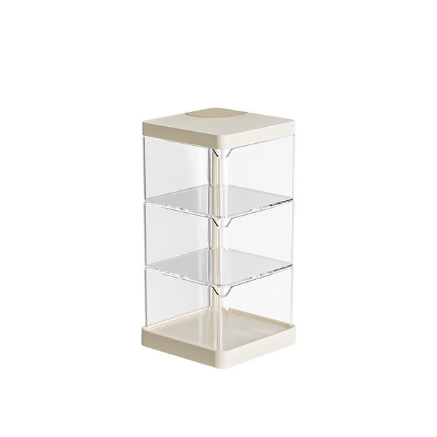 Rotating Desktop Storage Box – Durable 360° Organizer for Office, Home & Dorm