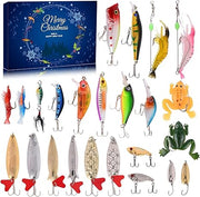 2025 Christmas Advent Calendar, Fishing Gear Set, Lures, Fun Fishing