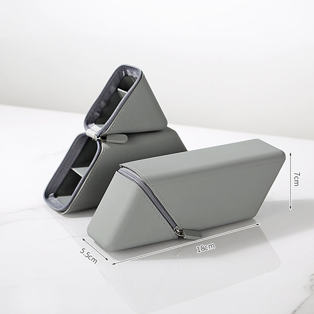 Portable Pencil Holder – Silicone 60° Divider | Convenient Positioning & Retrieval