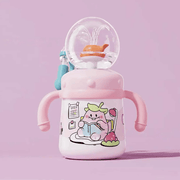 Interactive Whale Fountain Tumbler water Bottle