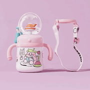 Interactive Whale Fountain Tumbler water Bottle