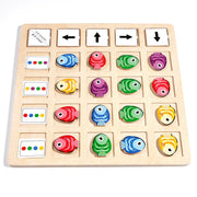 🐟 Looking for Direction – Wooden Educational Board Game for Kids