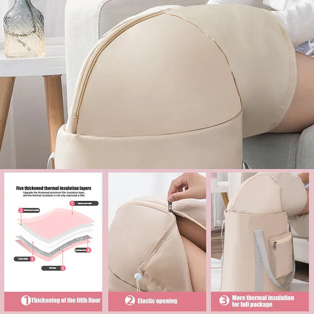 Foldable Foot Bath Bag – Portable Spa Basin for Relaxation, Camping, Fishing & Travel Use