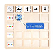 🐟 Looking for Direction – Wooden Educational Board Game for Kids