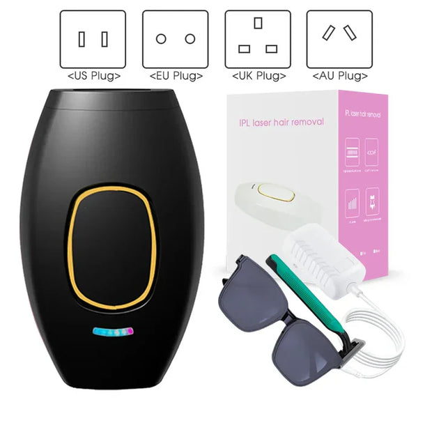 Hair Removal Device – Home Use Permanent Hair Remover | 500,000 Flashes