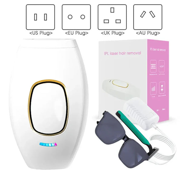 Hair Removal Device – Home Use Permanent Hair Remover | 500,000 Flashes