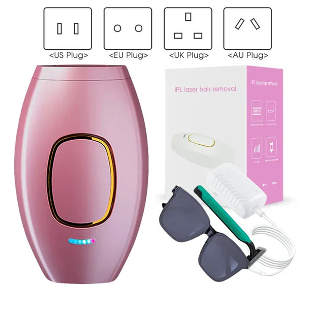 Hair Removal Device – Home Use Permanent Hair Remover | 500,000 Flashes