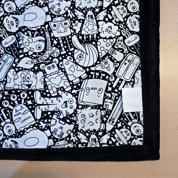 Color-Your-Own Blanket – DIY Creative Fleece Throw  Cozy Sherpa Backing