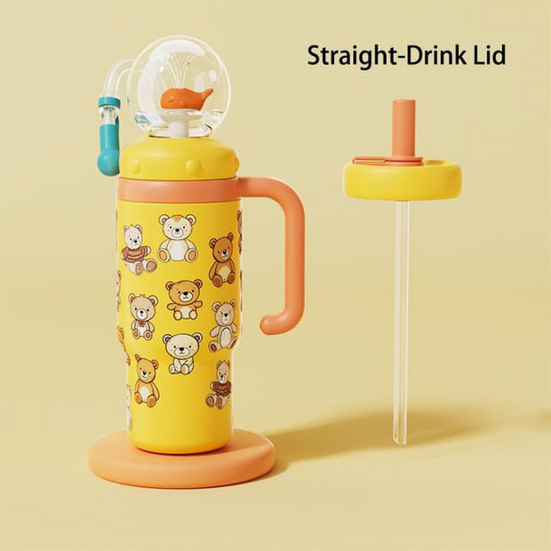 Interactive Whale Fountain Tumbler water Bottle