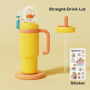 Interactive Whale Fountain Tumbler water Bottle