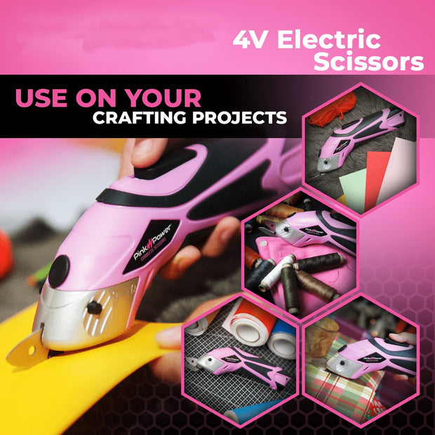 Electric box cutter, suitable for handicrafts, sewing and scrapbooking