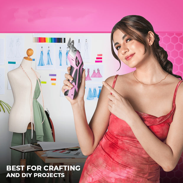 Electric box cutter, suitable for handicrafts, sewing and scrapbooking