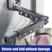 Suction Cup Wall Mounted Folding Drying Rack