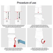Rain Barrel Diverter – Adjustable Downspout Rainwater Collection Kit