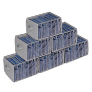 Upgraded Closet Clothes Organizer | 7-Compartment Transparent Pants Divider