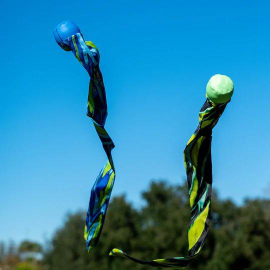Tailball – Fun Throw & Catch Toy with Colorful Fabric Tail