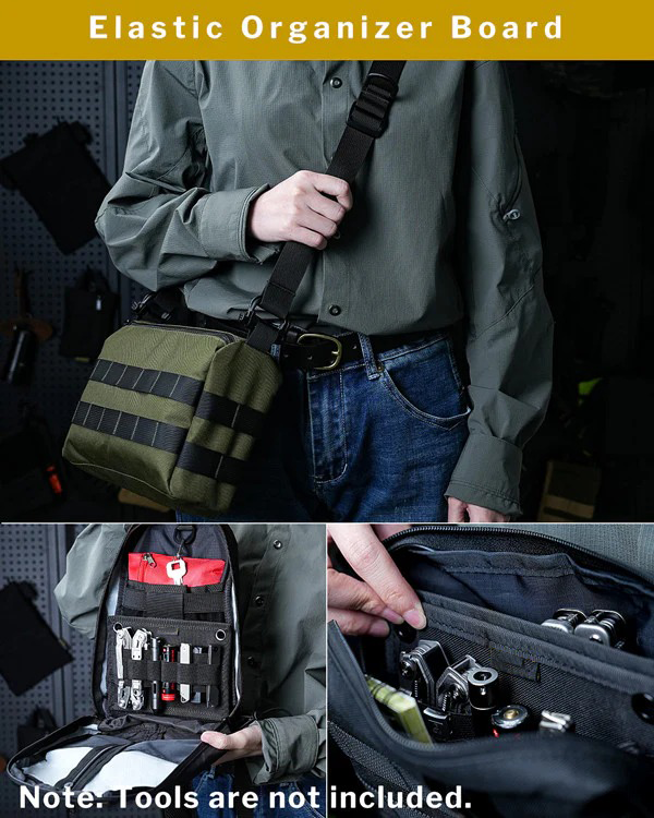 PL10 EDC Organizer – Elastic Modular Storage Panel