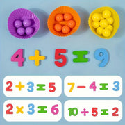 Montessori Wooden Arithmetic Learning Toy Set – Educational Counting & Sorting Game