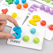 Montessori Wooden Arithmetic Learning Toy Set – Educational Counting & Sorting Game