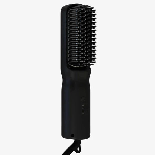 2-in-1 Beard Straightener – Ionic Heating Brush for Men’s Grooming