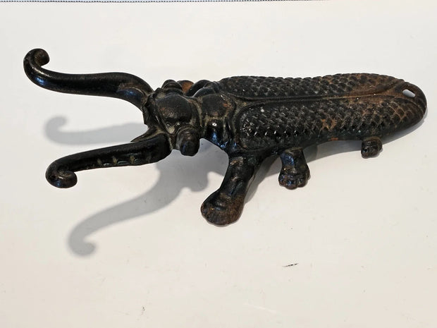 Vintage Cast Iron Beetle Scarab Boot Jack Boot Remover