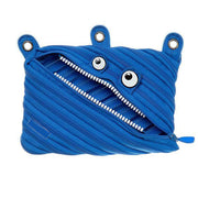 Monster 3-Ring Pencil Case – Fun Zipper Pouch with Wide Opening